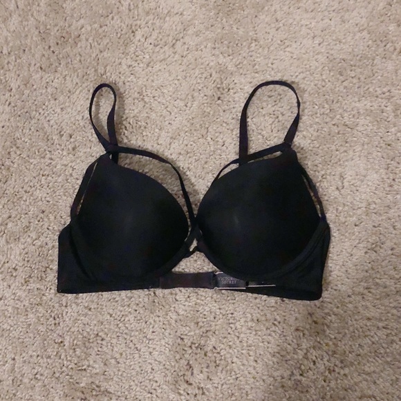 Victoria's Secret Other - Victoria’s Secret Black Sexy Tee Strappy Bra